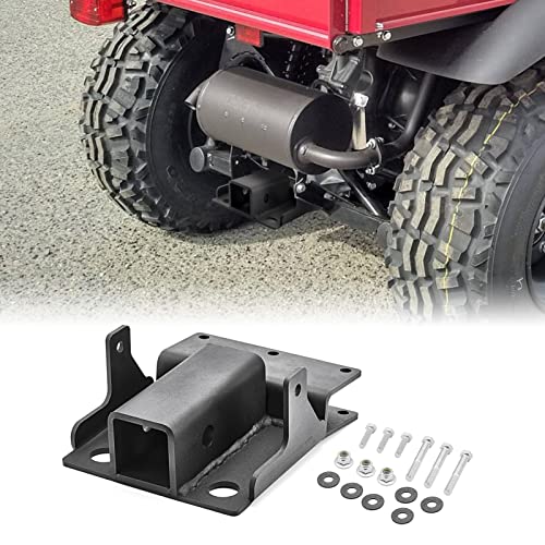 Dasen Rear Reverse 2" Receiver Trailer Tow Hitch Compatible with 2007-2016 Kawasaki Mule 600 610 and 2017-2023 Mule SX