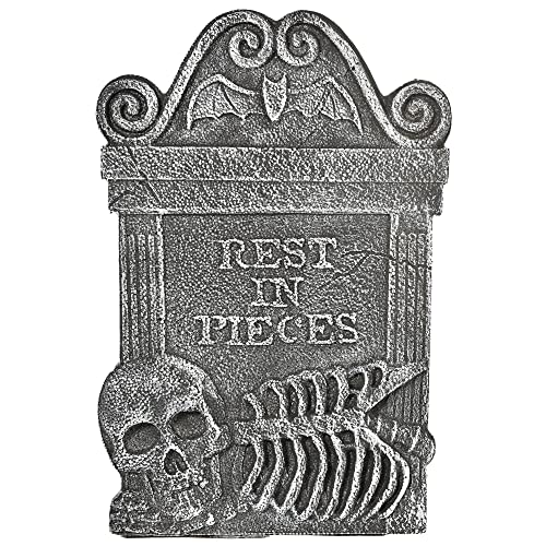 Rest In Pieces Styrofoam Tombstone, 22", 1 Pc