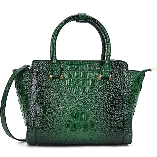 Chinllo Women Satchel Handbags Vegan Leather Top Handle Purse Classic Tote Bag with Shoulder Strap