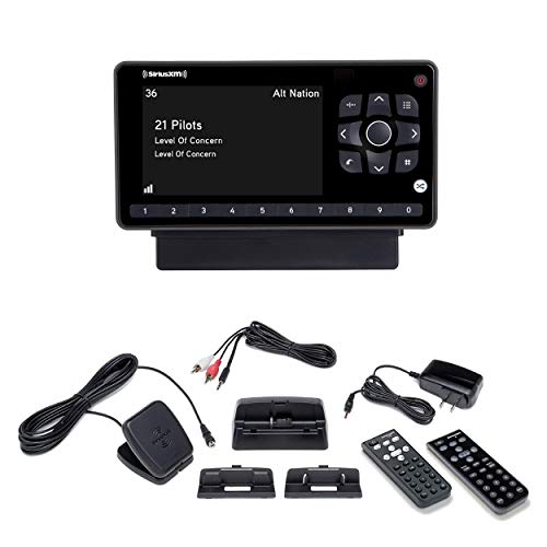 SiriusXM SXEZR1V1 Onyx EZR Satellite Radio with Vehicle Kit and SXDH4 Home Kit Bundle - Enjoy SiriusXM in Your Existing Car Stereo and Beyond with This Dock and Play Radio