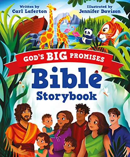 Gods Big Promises Bible Storybook (An Illustrated Childrens Picture Bible with 92 Full-Color Bible Stories for Toddlers & Kids Ages 2-6. A Perfect ... Idea for Girls & Boys. Stories about Jesus.)