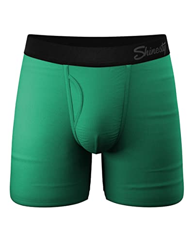 Ball Hammock Testicular Support Underwear | Big Mens Underwear with Fly | US XXL Dusty Green