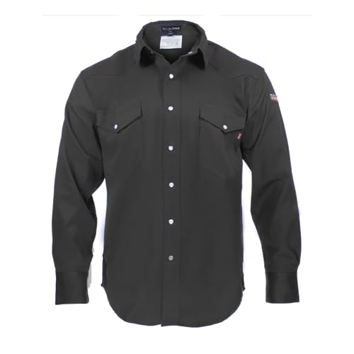 Flame Resistant FR Shirt - 88/12 (Small, Dark Grey)
