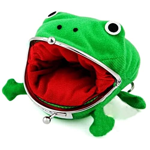 Xsysmile Anime Frog Wallet Cartoon Frog Coin Purse for Halloween Cosplay Ninja Themed Party Gift (Anime Frog)