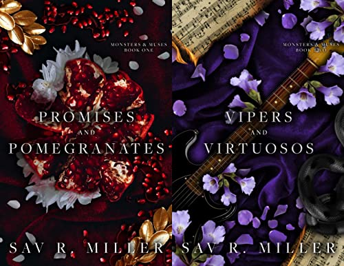 Monsters & Muses Series 2 Books Collection Set By Sav R. Miller (Promises and Pomegranates, Vipers and Virtuosos)