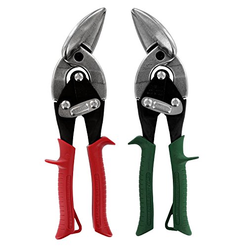 Midwest Tools and Cutlery MWT-6510C Midwest Snips Forged Blade Offset Aviation Snips Set (Pack of 2)