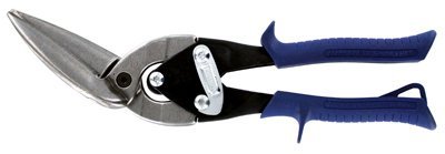 MIDWEST Power Cutters Long Cut Snip - Straight Cut Offset Tin Cutting Shears with Forged Blade & KUSH'N-POWER Comfort Grips - MWT-6516. Sold as 3 Pack