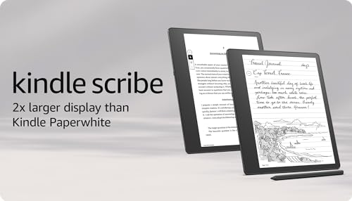 Amazon Kindle Scribe (16 GB) the first Kindle and digital notebook, all in one, with a 10.2 300 ppi Paperwhite display, includes Premium Pen