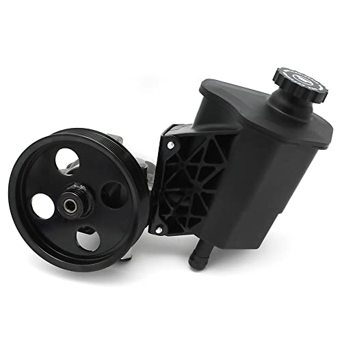 Power Steering Pump with Pulley Reservoir Compatible With 2002-2007 Dodge Ram 1500, 96-70269, 20-70269 New Power Assist Pump