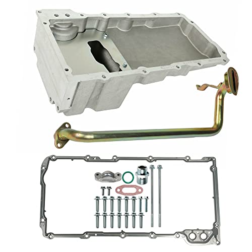 302-1 LS Swap Retrofit Low Profile Oil Pan Kit Fits GM Chevy GMC LS1 LS2 LS3 LS6 LSX 4.8L 5.3L 5.7L 6.0L 6.2L Engine