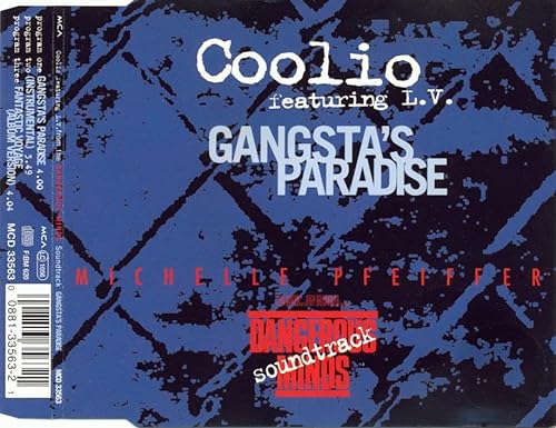 Gangsta's Paradise (Cd Single, 3 Tracks, Incl. Edit 4.00 & Instrumental Mix 3.49 + Fantastic Voyage - Rap Remake of Lakeside's 80s Funky Smash)
