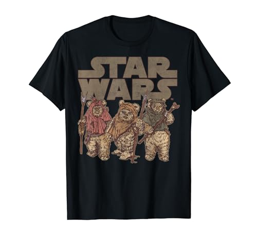 Star Wars Ewok Group Shot Logo T-Shirt