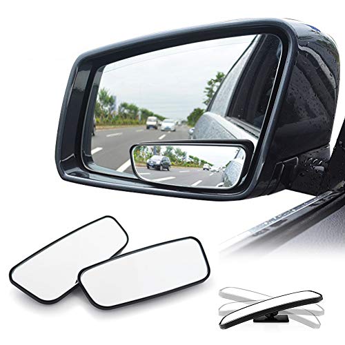 WildAuto Blind Spot Mirrors, Adjustable Car Auxiliary Universal Wide Angle Mirror for Universal Cars (Rectangle-2pcs)