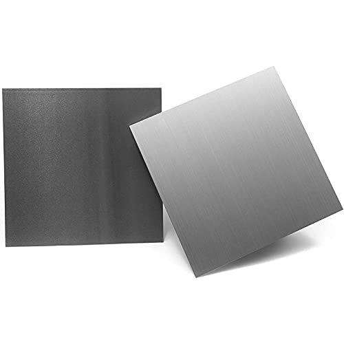 1mm Aluminum Metal Sheets (2 Pack) 12 x 12 Inches, 039 Inch Thickness