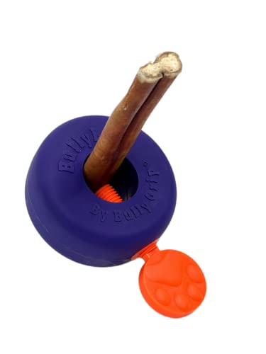 Bully Grip Bully Stick Holder for Dogs, Bully Lok Dog Safety Device, Prevents Choking Small, Medium, Large Dogs, Yak Cheese, Collagen, Dental Chew, Rawhide, Bone, Antler, Treats, Toy Safety Device