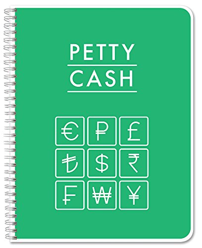 BookFactory Petty Cash Log Book/Petty Cash Record Book/Notebook/Journal - 120 Pages 8.5"x 11" (LOG-120-7CW-PP-(PettyCash)-BX)