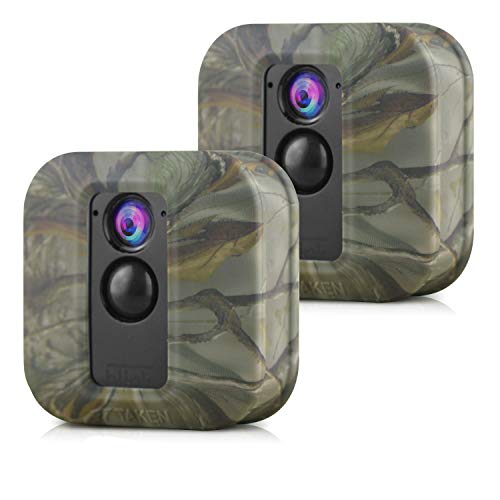 Indoor/Outdoor Silicone Skins Protective Case Cover for Blink XT/XT2 Security Camera, Compatible for Blink XT/XT2 Accessories (2-Pack, Camouflage)