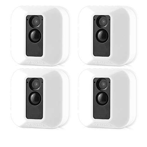 Silicone Covers Skins for Blink XT/XT2 Security Camera,Silicon Case for Blinks Home Security - Anti-Scretch Protective for Full Protection - Indoor Outdoor Best Home Accessories (4 Pack White)