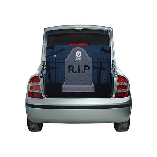 Halloween Car Trunk Decoration Trunk or Treat Car Decor, Car Archway Garage Decor Banners, Car Decor Outdoor Trunk or Treat Party Supplies SUV