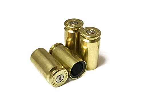 Real Brass Tire Valve Caps - Hollow-Point Gear, 4XHPCC