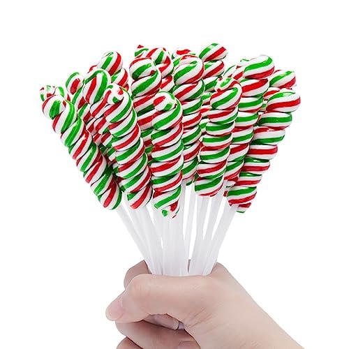 Twisty Lollipop, Rainbow Twist Lollipops Individually Wrapped Bulk, Kid's Lollipops Candy for Birthday, Cherry 30 Pack