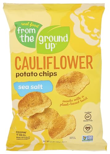 FROM THE GROUND UP Sea Salt Cauliflower Chips, 3.5 OZ