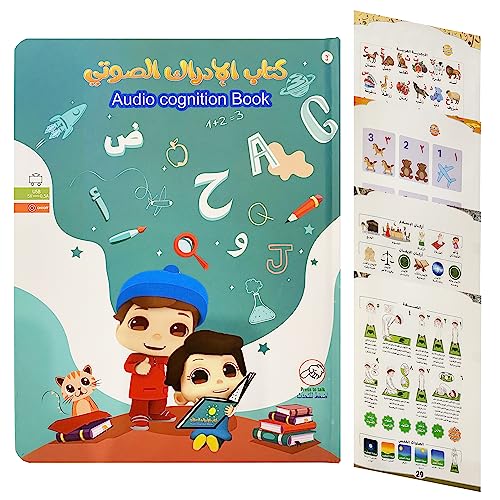 Arabic Alphabet Book for Kids with English Translations, Learn Arabic Alphabet Number Quran, Arabic Learning Book for Beginners