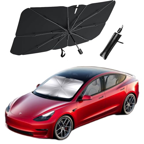 Car Windshield Sun Shade Umbrella-Foldable Car Window Shades Front Windshield Sun Shade for Car Windshield Fit Most Vehicles Car Accessories for UV Ray Block & Sun Heat Protection