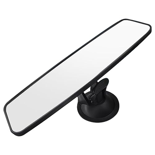 Harewu Rear View Mirror with Suction Cup,Driving Instructor Anti Glare Rearview Mirror Universal Car Interior Rearview Mirrors with Convex Wide Angle Car Inside Mirror for Car SUV Trucks