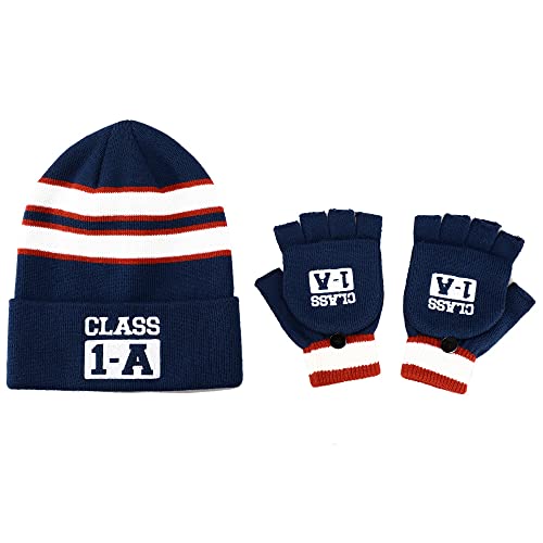 My Hero Academia UA Class 1-A Knitted Beanie and Glove Set Multicolored