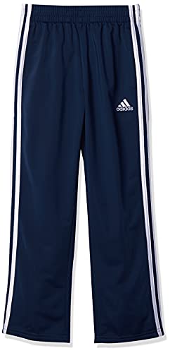 adidas boys Active Sports Athletic Tricot Jogger Track Pants, Navy, Large US