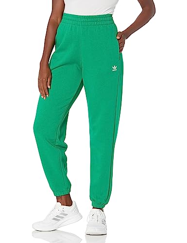 adidas Originals Women's Essentials Fleece Joggers, Green, Large