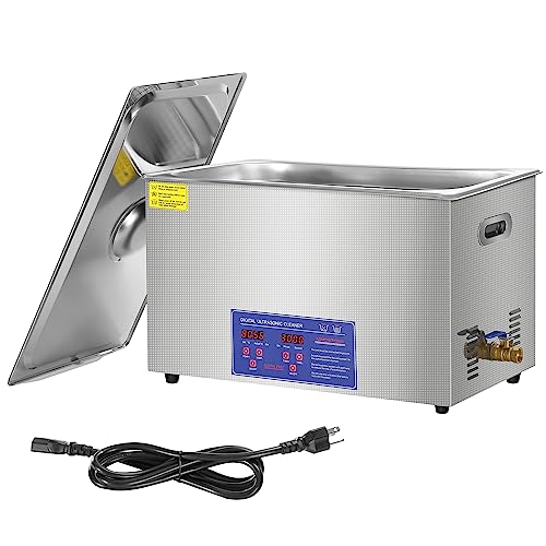 Ultrasonic Cleaner- Rengue 30L Professional Ultrasonic Cleaner Machine 40kHz with Digital Timer and Heater, Ultrasonic Parts Cleaner Fit for Professional Tools,Metal Parts,Jewelry,Eyeglasses