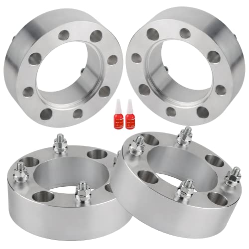 4PCS 2 Inch 4x137mm ATV Wheel Spacers for Can-Am Kawasaki Mule 500/520/550/600/610 Bombardier Outlander 330/400/650/800 Commander 800/1000, wheel spacers 4x137 with M10X1.25 Studs with 110mm hub bore