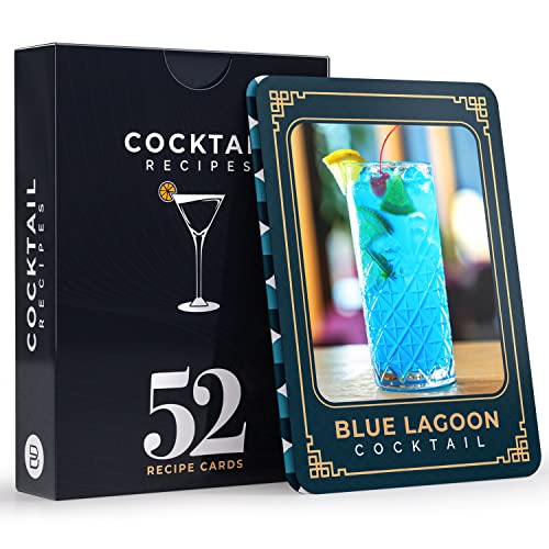 52 Cocktail & Mixed Drink Recipes Flash Cards  Simple & Easy Step Instructions & Tricks  Comprehensive Mixology Concoction Guide & Ingredient List  Master the Entertaining Art - Home Made Bartender