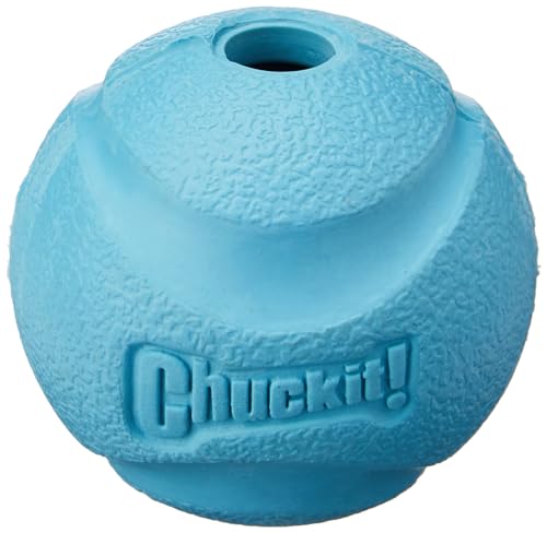 Chuckit! High-Bounce Rubber Fetch Ball, Large (3 Inch), Pack of 1, Assorted Colors, For Large Breeds