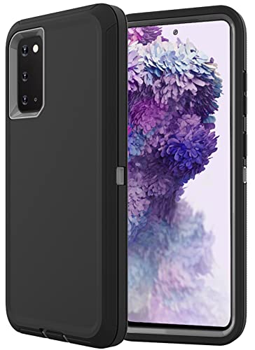 Guirble for Samsung Galaxy S20 Case,Shockproof Dropproof Galaxy S20 Case,Heavy Duty Protective for Samsung S20 Case 6.2 Inch (Black/Gray)