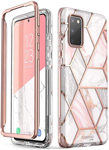 i-Blason Cosmo Series Case for Samsung Galaxy S20 5G (2020 Release), Slim Stylish Protective Bumper Case Without Built-in Screen Protector, Marble, 6.2''