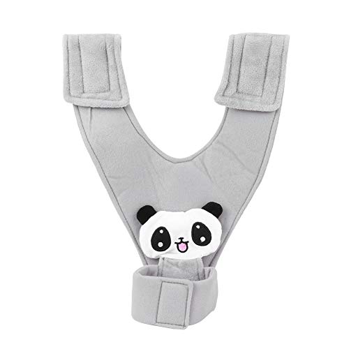 Baby Trolley Feeding Cloth, Stroller Feeding Aid Belt Baby Feeding Bottle Fixing Bracket Adjustable Bottle Sling for Mother's Hands (Panda)