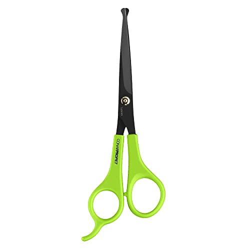 CONAIRPRO Dog & Dat 6" Round Tip Shears, Dog Grooming Scissors, Round Tip Shears For Safe Pet Trimming, Comfortable Ergonomic Design