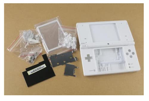 Gametown Full Housing Case Cover Shell with Buttons Replacement Parts for Nintendo DSi NDSi White