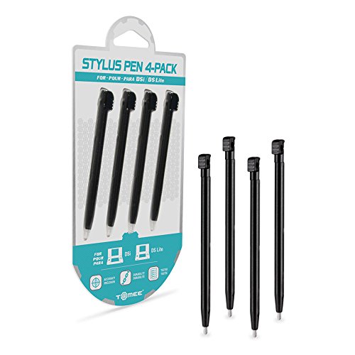 Tomee Stylus Pen Set for Nintendo DSi/Nintendo DS Lite (Black) (4-Pack)