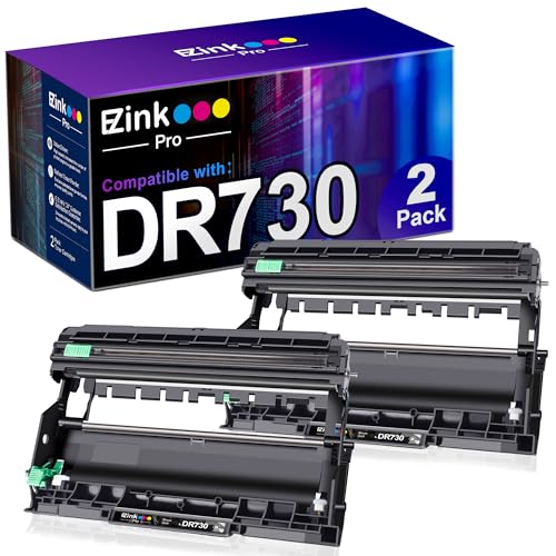 E-Z Ink Pro dr730 dr-730 Comaptible Drum Unit (Not Toner) Replacement for Brother DR 730 to use with HL-L2350DW HL-L2395DW HL-L2390DW HL-L2370DWXL MFC-L2750DW MFC-L2710DW DCP-L2550DW Printer (2 Drum)