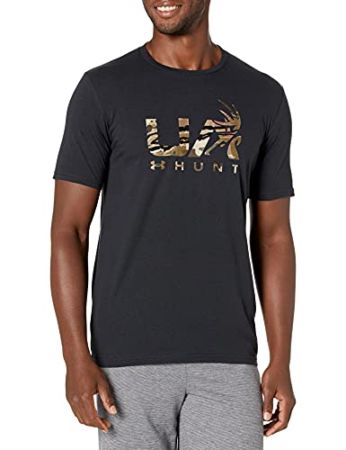 UA Antler Hunt Logo T-Shirt - Black - 2X-Large