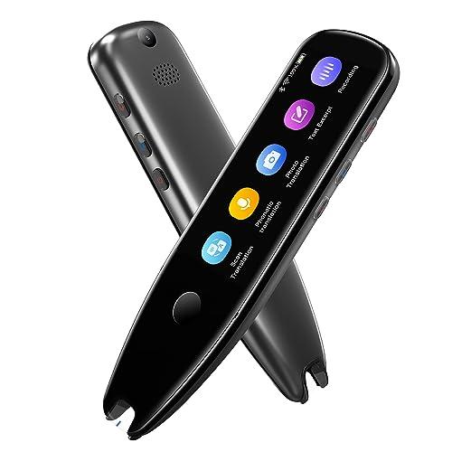 Adelagnes X5 Pro Reader Scanner Pen Dictionary Voice Translator Support 112 Languages Language Translator Device Real Time Text to Speech OCR/WiFi Translator Suitable for Meetings Travel Learning
