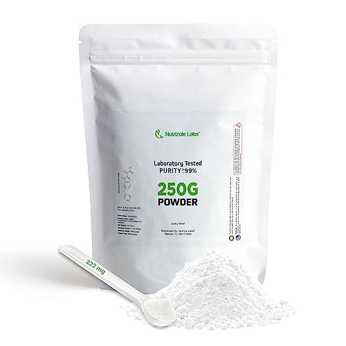 250g (8.8oz) Powder, Purity >99%, 222" Per Scoop (Scoop Included Inside Package)