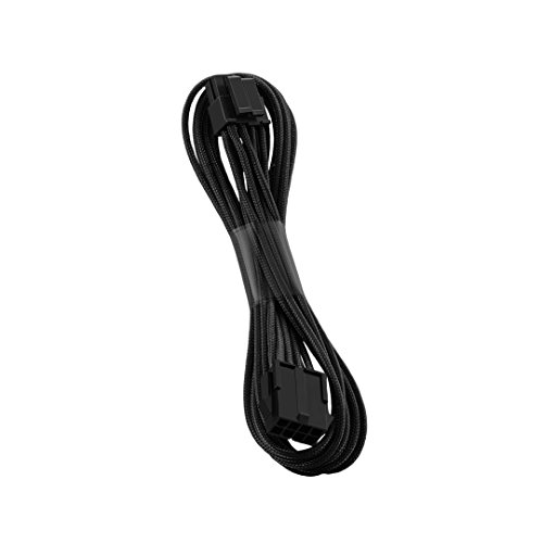 CableMod Classic ModFlex Sleeved EPS 4+4 pin Extension (Black, 45cm)