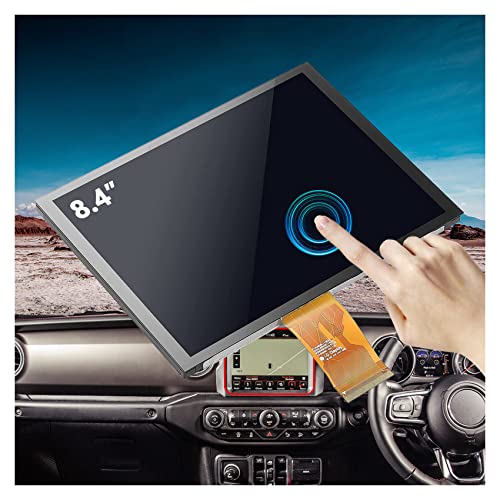 Replacement 8.4" Uconnect 4C UAQ LCD Monitor Touch-Screen, Radio Navigation New OEM Replacement Fit for Jeep Dodge RAM Chrysler 2017-2021