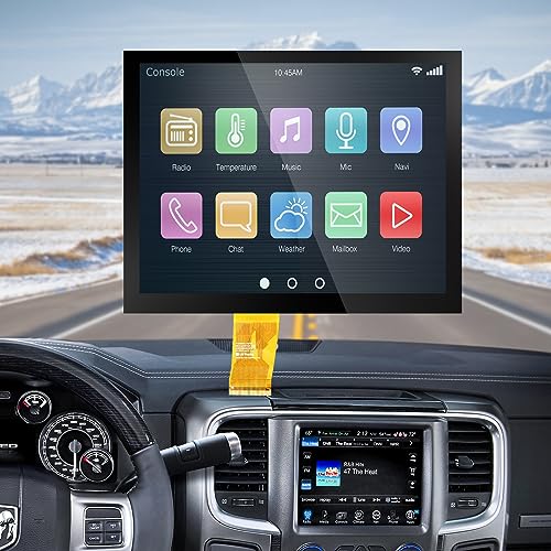 8.4" Uconnect 4C UAQ LCD Monitor Touch-Screen,17-21 Replacement Radio Navigation New OEM Replacement Fit for Dodge RAM Jeep Chrysler 2017&up