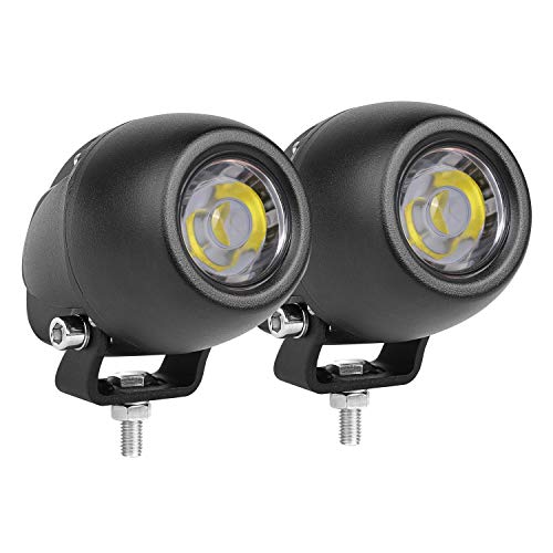 Niking Auto 2Pcs 2.7 Inch 50W LED Driving Lights LED Pods Round LED Work Light Spot Light Motorcycle Driving Lights Small Fog Lights for Trucks Jeep Off Road SUV ATV UTV Boat